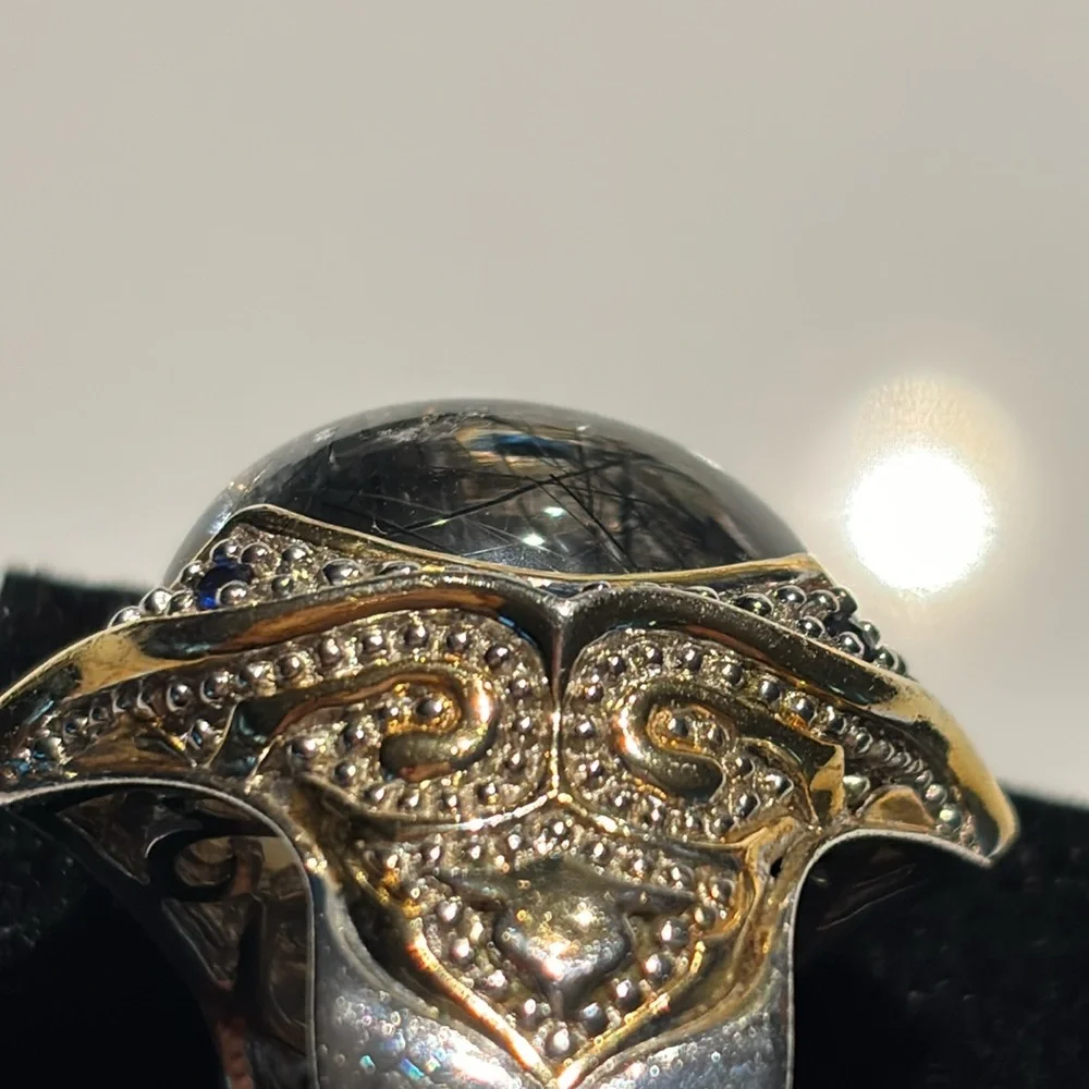 Beautiful Rutile Quartz ring - Picture 2 of 11